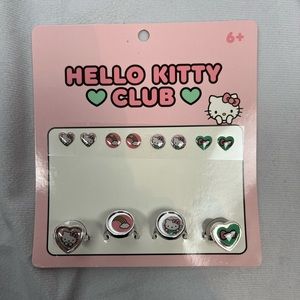 Hello Kitty Club Stick On Earrings and Rings Set - Australia Show Bags Exclusive